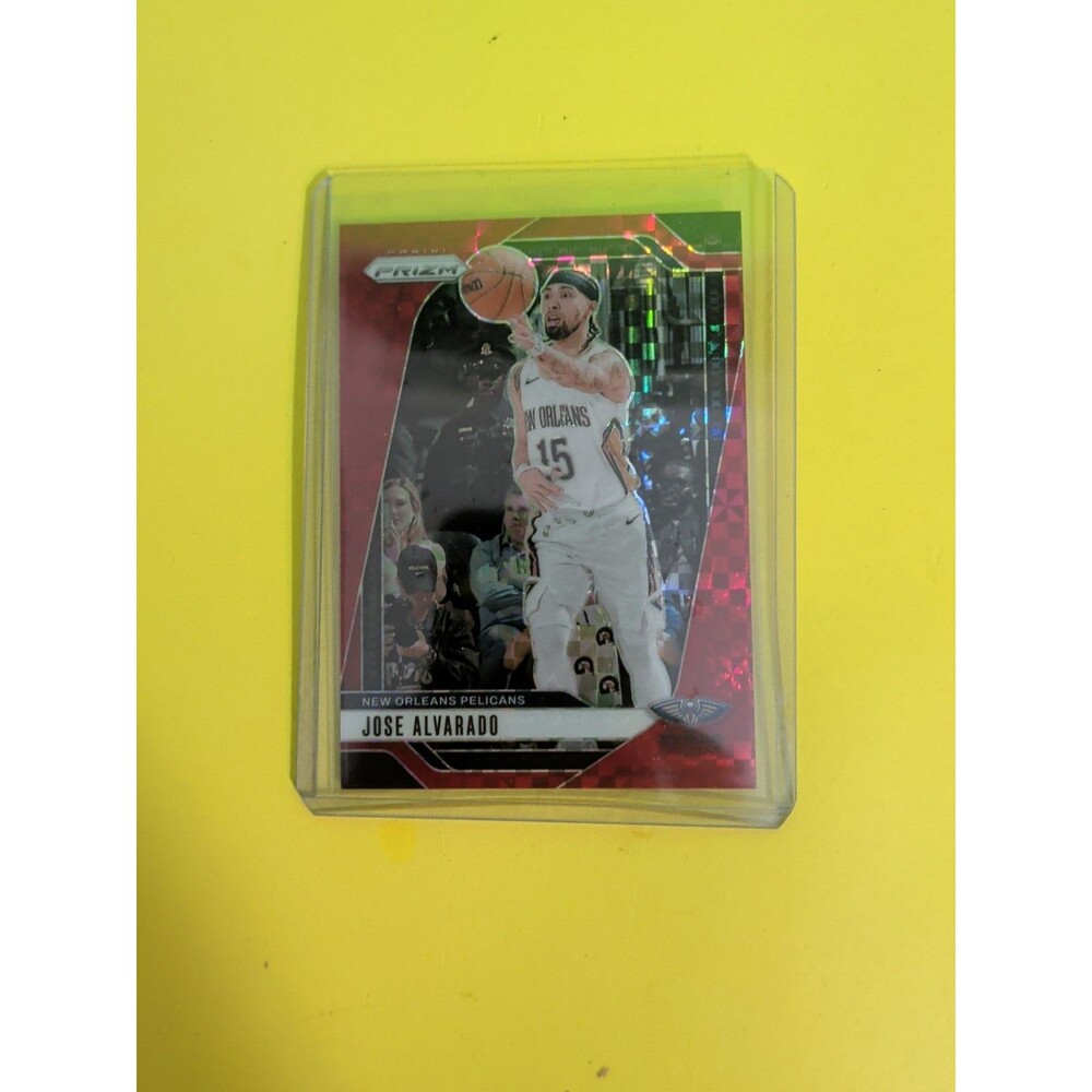 2024-25 Panini Prizm - Jose Alvarado #167 Red Power Prizm /75 PELICANS